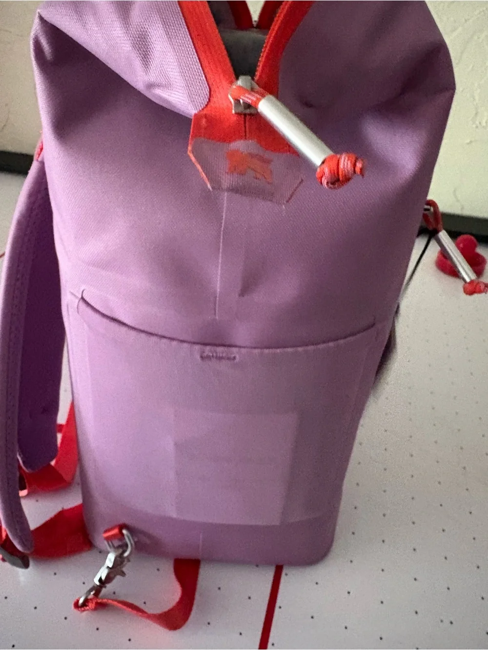 Stanley Madeleine Midi Cooler Backpack - Light Purple  with orange Accent - Picture 5 of 6
